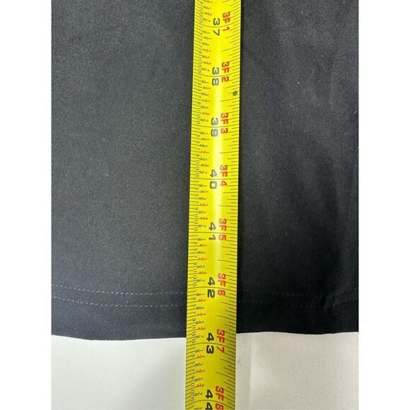 Cintas JERSEY WRAP DRESS Black Size 1X Lined Vneck - Picture 10 of 16